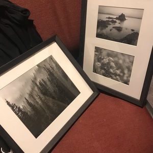 Pair of low fog awesome framed matted prints